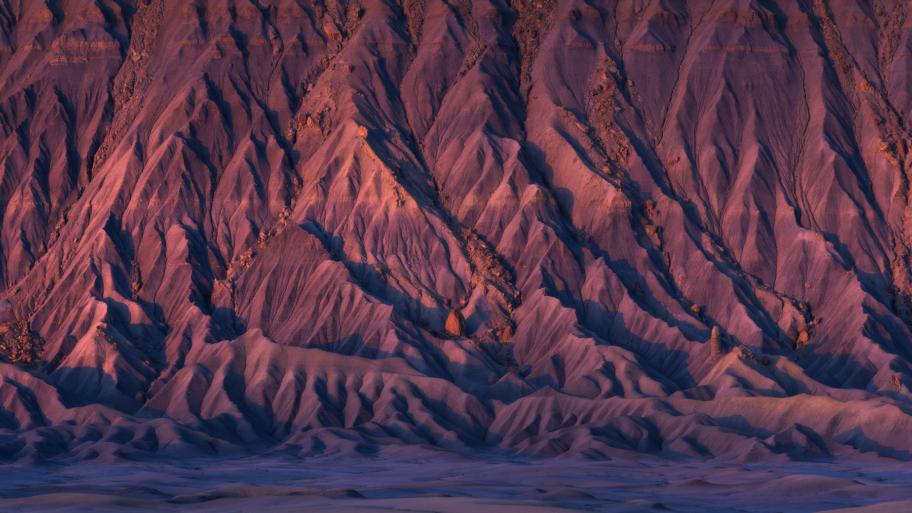 badlands, landscape