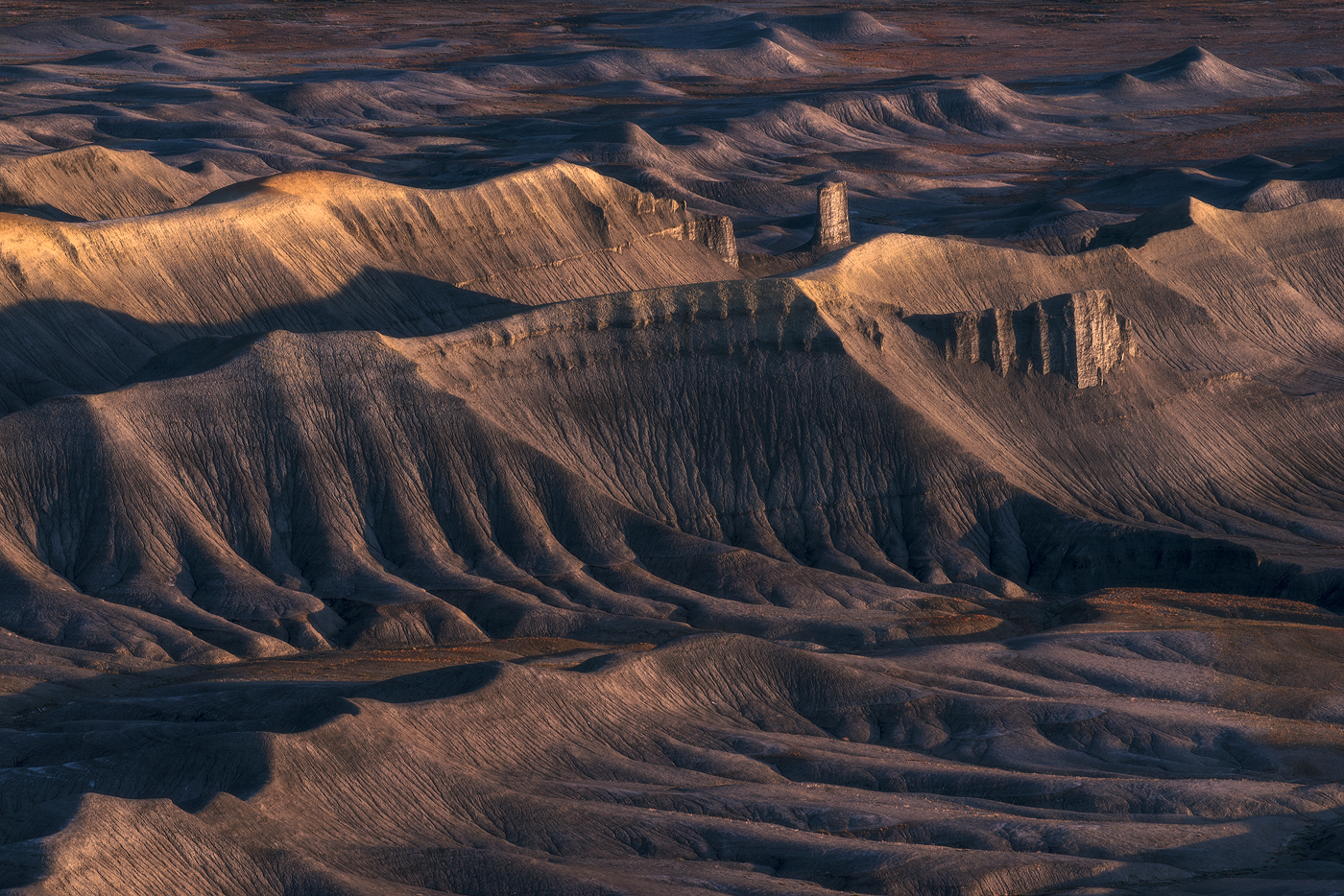 badlands, landscape