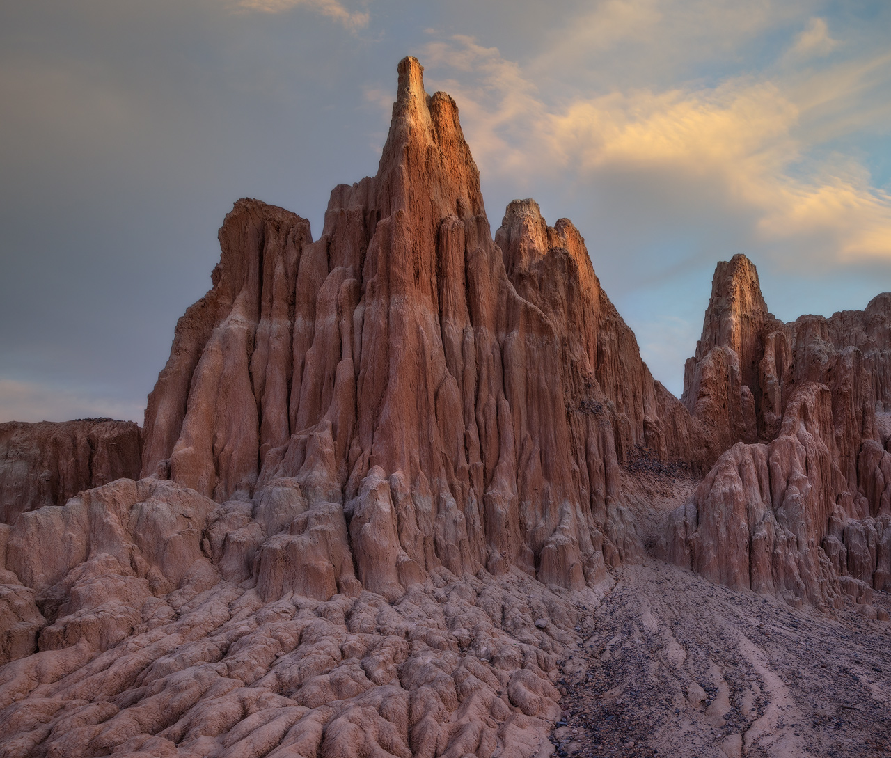 badlands, landscape