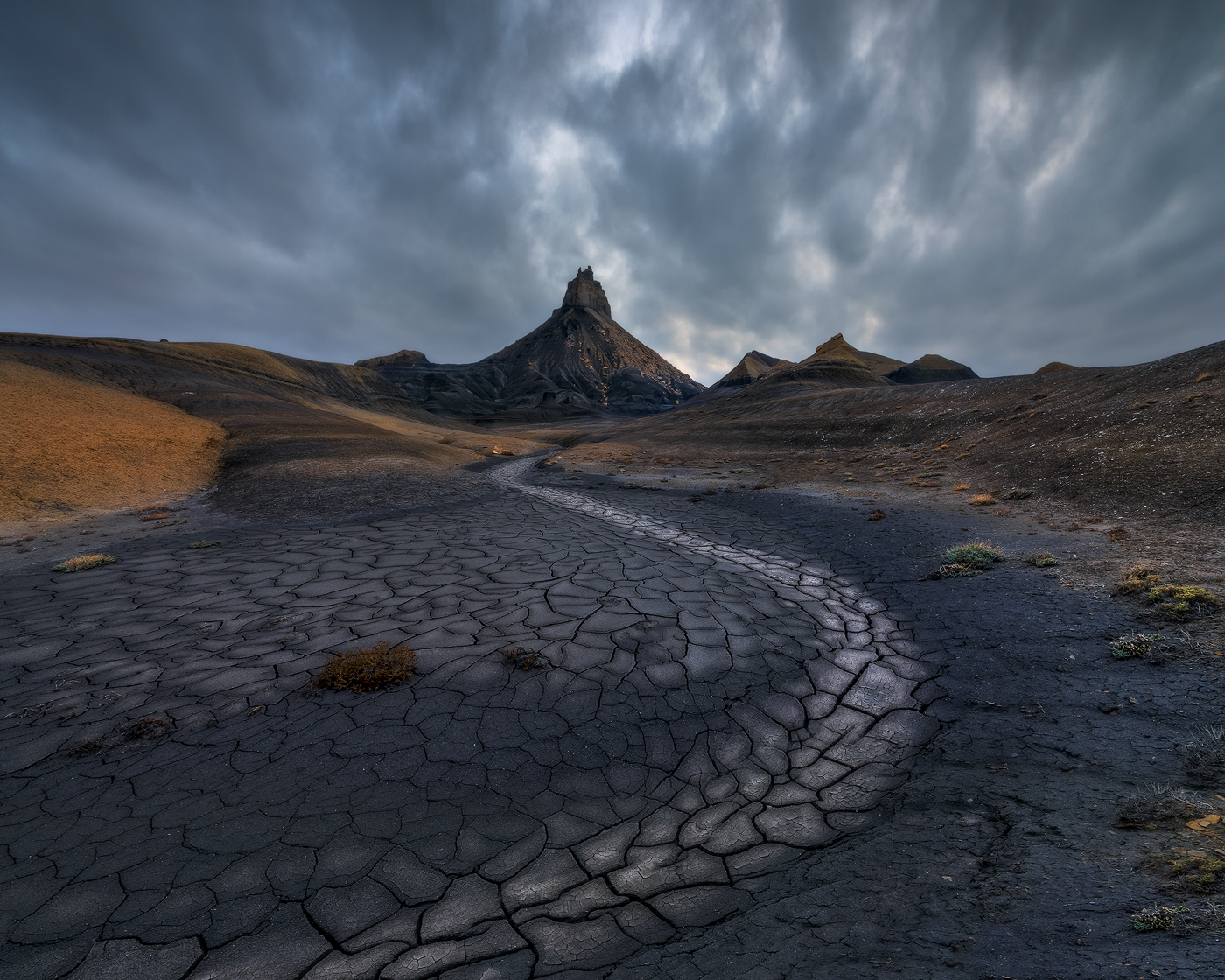Anaconda badlands, landscape