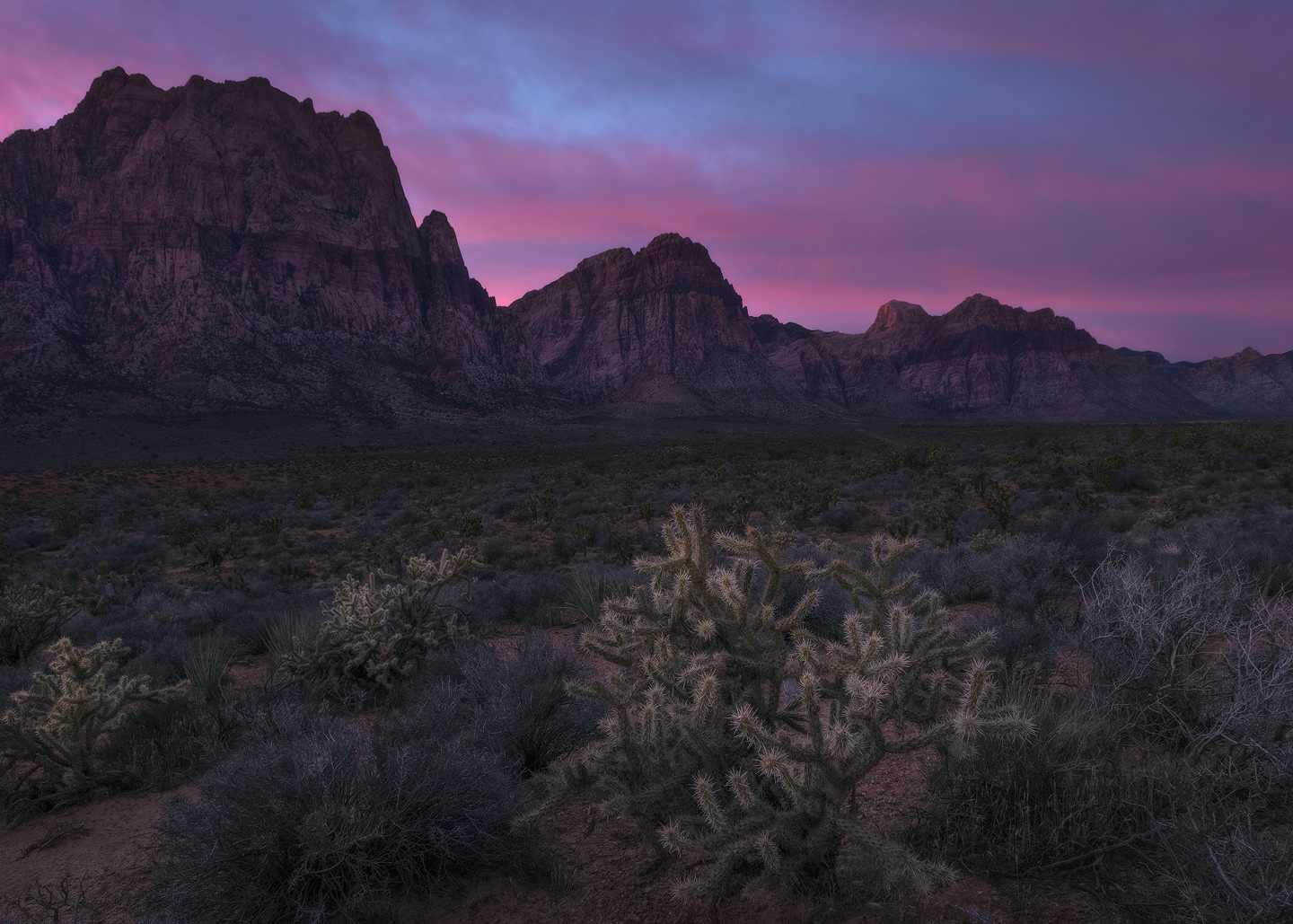 Red Rock Canyon, desert, landscape, Nevada, mountains