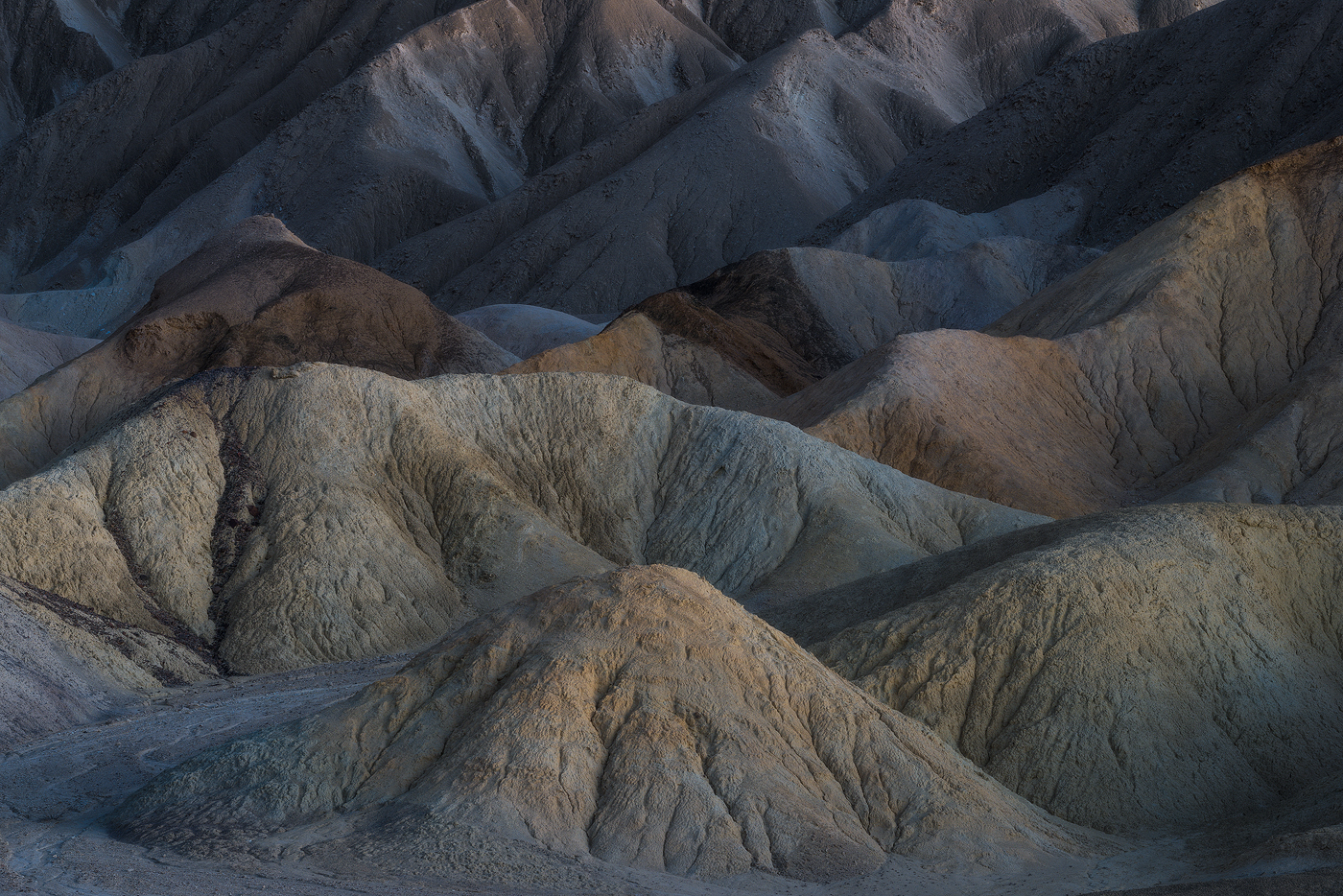 Beauty of Soft Light Death Valley National Park, Death Valley, DVNP, badlands